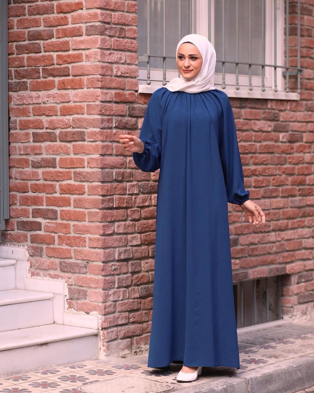 Mavi Renk Ferace Modeli